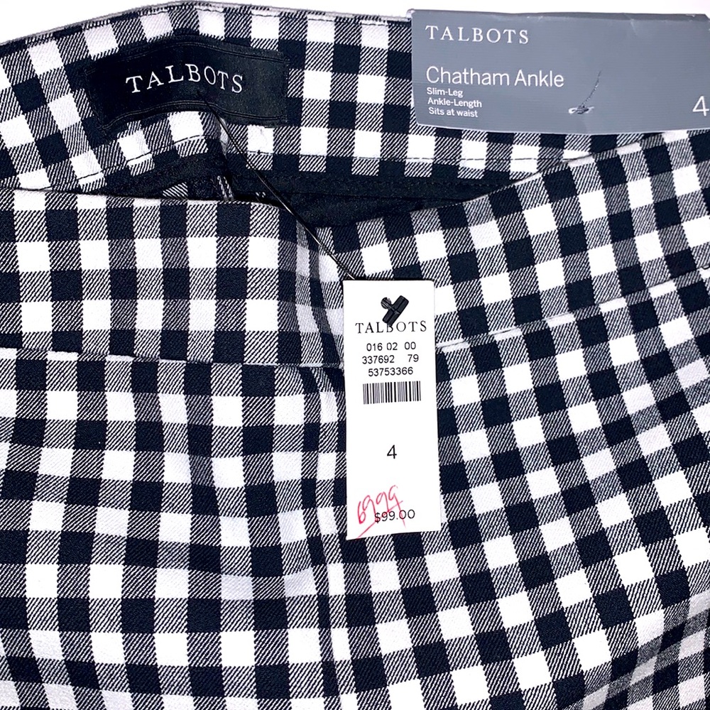Talbots Chatham Ankle slim Leg pants size 4